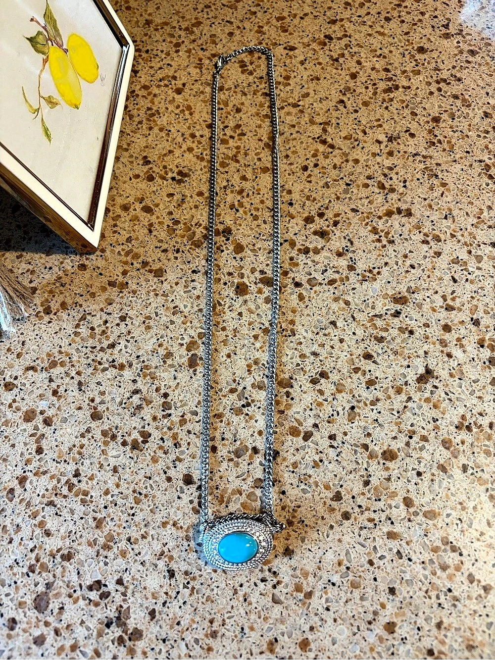 Turquoise Pendant Necklace